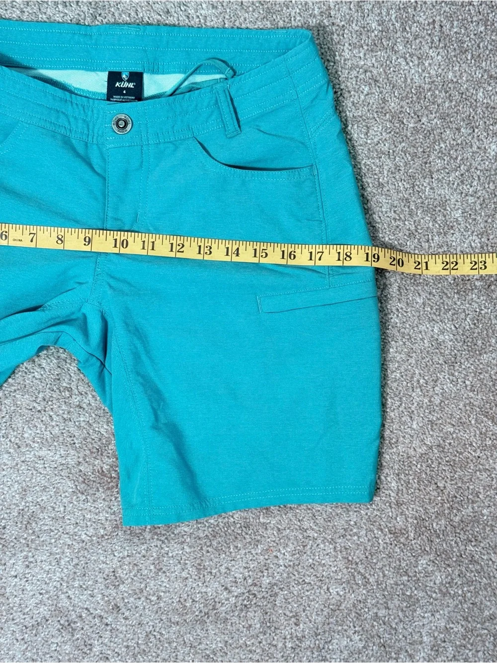 Kuhl Men's Sz 4 Light Sea Green Cargo Shorts